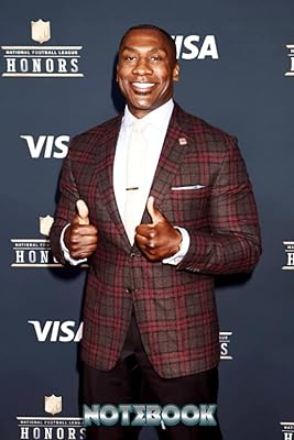 Cahier : carnet de notes ligné shannon sharpe 6 x 9 100 pages