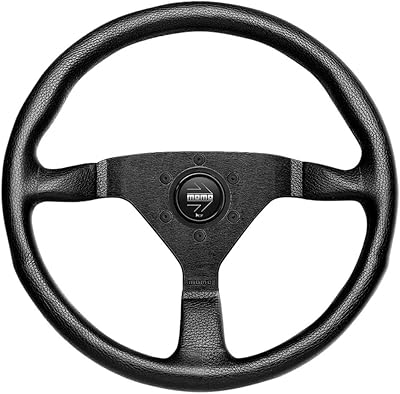 Volant momo mcl35bk1b (couture cuir noir monte carlo 350), 1 paquet