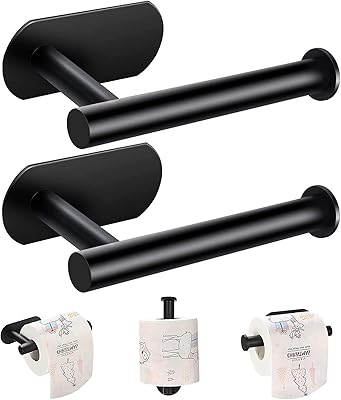 Porte-papier toilette mural auto-adhésif pour salle de bain u home, acier inoxydable sus