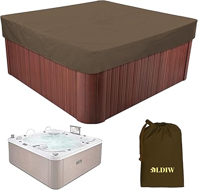 Housse de baignoire spa carrée pour imperméable polyester protection uv pour protéger