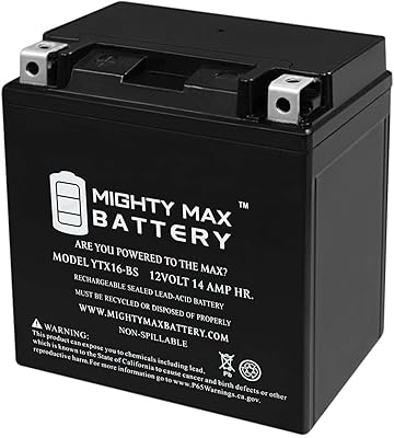 Batterie de moto ytx16-bs -12v 14ah, 230 cca, sla agm