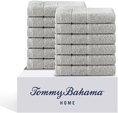Tommy bahama ensemble de serviettes en coton absorbant et résistant à la décoloration