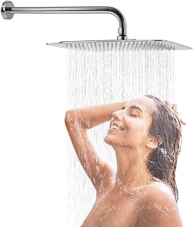 Pomme de douche à effet pluie aura 12" avec bras allongé