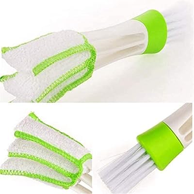 Salfar, brosse de nettoyage multifonctionnelle pour climatiseur, blanc/vert, ‎zx-b02