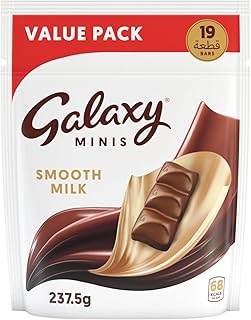 Mini bouchées de chocolat au lait onctueux galaxy 237,5 g