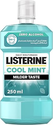 Rince de bouche quotidien listerine cool mint, goût doux, menthe, 250 ml