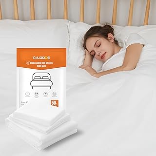 Draps jetables cxlodi king size draps de voyage pour hôtel avec housse