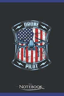 Cahier : pilote de drone patriotique amérique usa droning cadeaux 120