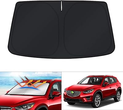 Pare-soleil en fonte pour mazda cx-5 2013 2014 2015 2016 cx5 pare-soleil pliable
