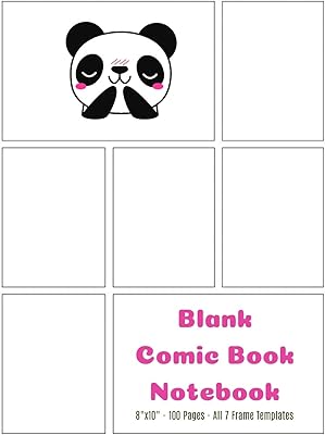 Cahier de bande dessinée vierge : 8\"x10\" (20,32 cm x 25x4 cm) carnet