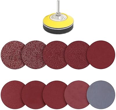 Jeu de patins de ponçage just star 3" pour perceuses rotatives, disque