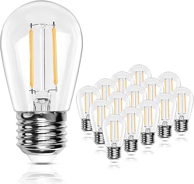 Ampoules led primax s14 e27 2w = 20w à incandescence blanc