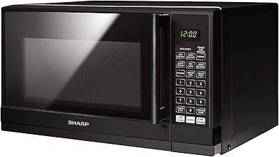 Four à micro-ondes sharp, 20 litres, modèle r-20ghm-bk3.