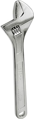 Clé réglable en acier vtools de 12 pouces, fente à mâchoire extra large