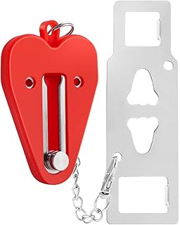 Serrure de porte portable, serrure de porte de voyage en acier inoxydable
