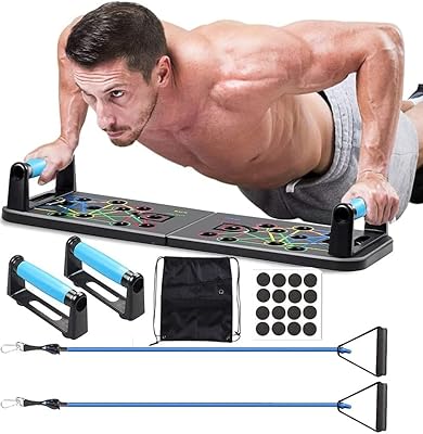 Planche de pompes maston 20 en 1 avec bande de résistance pliable portable