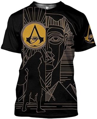 Hommes t-shirt egypte ancienne dieux déesses pharaon impression 3d t-shirts à