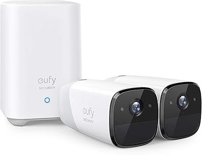 Système de caméra de sécurité domestique sans fil uvicam 2, autonomie de 365