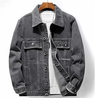 Zwende veste pour hommes en jean 2021 automne nouvelle veste jeunes à revers