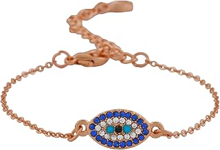 Bracelet précieux de nonne pour fille, en acier plaqué or rose 24 carats