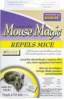 Pack de désodorisants bonaid magic mouse, paquet de 4 prêts pour une utilisation