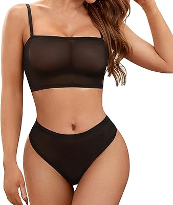 Lingerie sexy pour femme pour coquine ensemble body en cuir soutien-gorge string