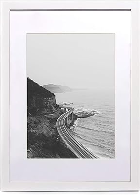 Cadre pour affiche scellé taille a2 - cadre photo en bois massif blanc
