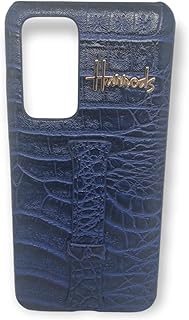 Étui en cuir avec poignée dragonne pour huawei p40 pro (bleu)