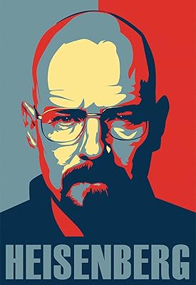 Affiche good hope paper breaking bad heisenberg, multicolore, moyen