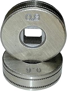 2 rouleaux d'alimentation en fil de 25 mm avec rainure moletée pour pièces