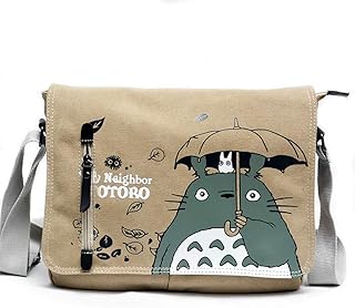 Sac messager en tissu au design animé japonais, adapté aux fêtes costumées