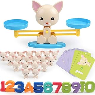 Jouets de comptage am anna anna, balance pour chiots, jouets éducatifs de mesure