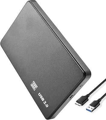 Boîtier de disque dur portable mollor usb 3.0, compatible avec ssd sata 1/ii/iii