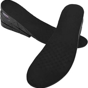 3 couches de 7 cm de hauteur augmentant la semelle intérieure coussin d'air amovible coussin de chaussures plus grandes pour hommes et femmes noir, noir. Diaytar Sénégal : Achetez plus, dépensez moins