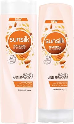 Sunsilk shampoing anti-casse au miel, 400 ml et après-shampooing, 320 ml