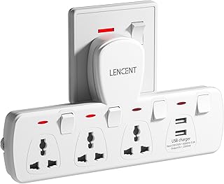 Rallonge multiprise lancent avec usb rallonge de prise électrique 3 voies