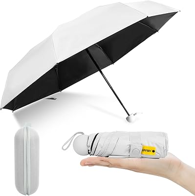 Mini parapluie de voyage avec 8 nervures 5 parapluies pliants portable