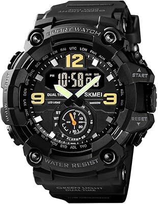 Montre militaire rétro chivoco pour hommes, résistante à l'eau jusqu'à 50 m, montre de sport numérique led décontractée avec bracelet en pu pour hommes. Transformez votre façon de consommer avec Diaytar Sénégal