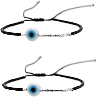 Bracelet coloré en perles faites à la main contre le mauvais œil, ensemble