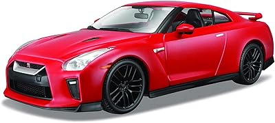 Voiture nissan gt-r moulée sous pression b progo à l'échelle 1:24
