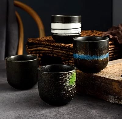 Tasse à thé japonaise en céramique (f)