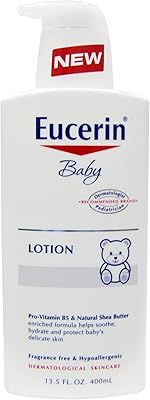 Lait pour bébé sans parfum eucerin, 13,5 fl oz (400 ml)