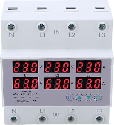 Compteur de puissance triphasé tension courant ampère watt multimètre ac 390-500v