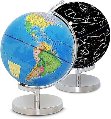 Globe lumineux avec support, cadeau éducatif pour enfants, lumière led, intégré avec carte