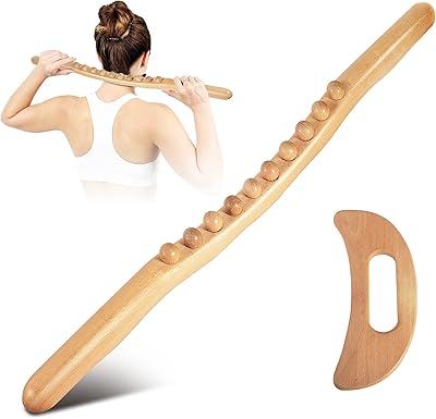 Ensemble de massage en bois pour thérapie de drainage lymphatique wygtponi 2