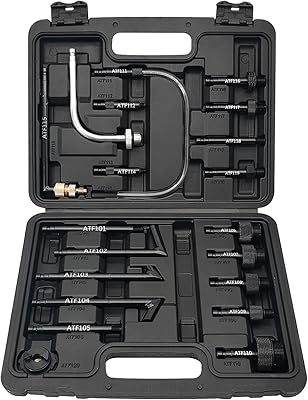 Adaptateur de remplissage d'huile fluide automatique testik 20 pièces, kit d'adaptateur atf