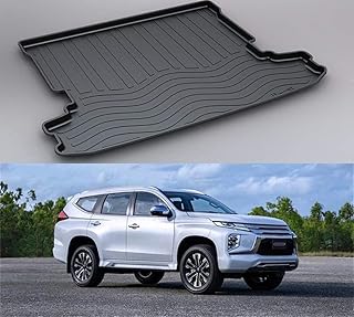 Tapis de coffre de voiture top tech compatible avec mitsubishi pajero sport 2015-2019