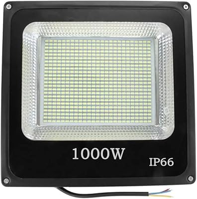Projecteur led super lumineux 1000w pour extérieur 220v ip66 étanche 6500k couleur blanche