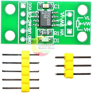 Module de compteur de tension numérique à résistance dc 3-5v 10k ohm