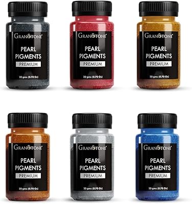 Poudre de pigment de mica non toxique granotone pour projets de résine époxy